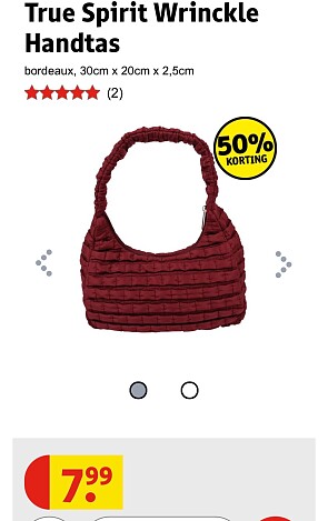 True spirit handtassen -50% op Kruidvat.be