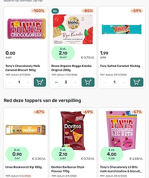 Foodello 4 jarig bestaan met gratis chocolade