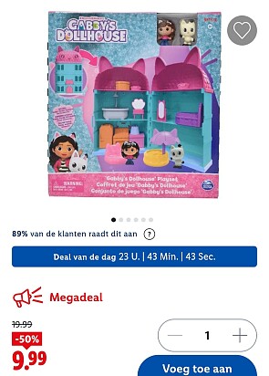 Gabby´s Dollhouse -50%