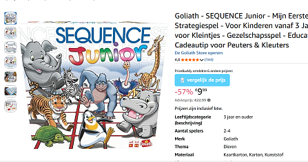 Goliath SEQUENCE Junior bordspel