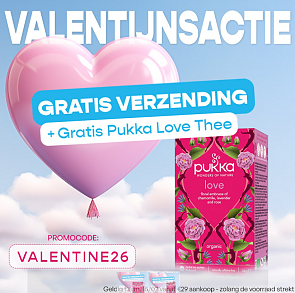 Gratis verzending + Gratis Pukka Love Thee
