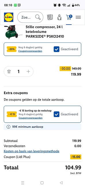 Image of kortingsbon