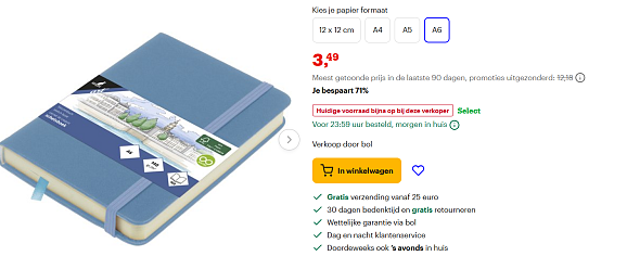 Schetsboek Kangaro met 71% korting