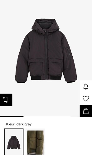 WE Fashion-BLUE RIDGE Winterjas dark grey -63%