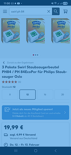 Swirl PH84 - Stofzuigzakken Type Oslo (Philips en Nilfisk)