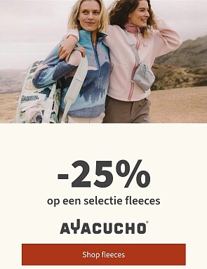 -25% op fleeces
