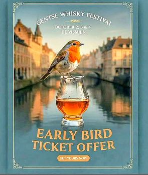 Early bird korting 🥃 Whisky festival Gent