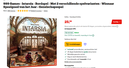 Intarsia - Bordspel