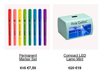 Tot 50% korting op Pink Gellac