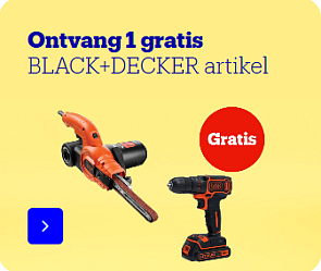 gratis BLACK+DECKER artikel