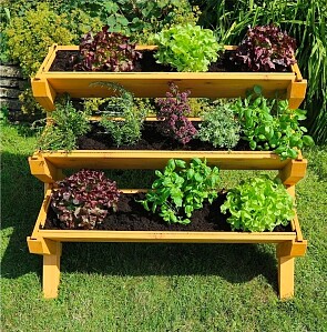 HABAU Houten moestuinbak op poten Trio