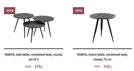 Tot -60% op interieur en decoratie bij Flamant