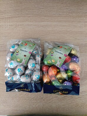 Leonidas paaseitjes 500gr + 500gr gratis
