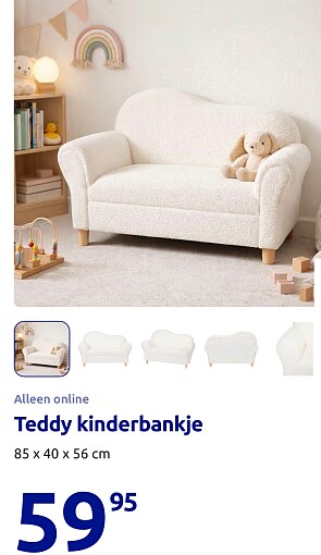 Teddy kinderbankje