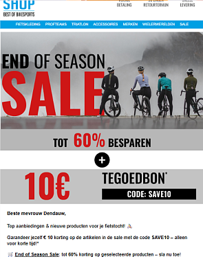 Bobshop: €10korting bovenop de sale (tot -60%)