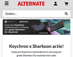 gratis Keychron muismat bij aankoop