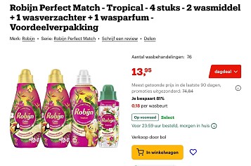 Robijn Perfect Match - Tropical -81%