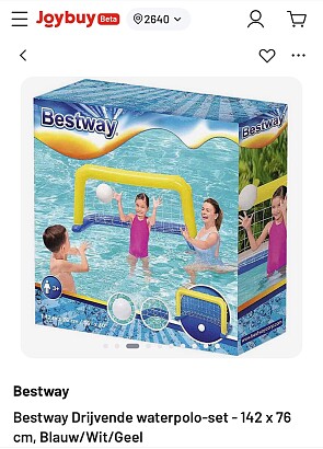 Bestway Drijvende waterpolo-set