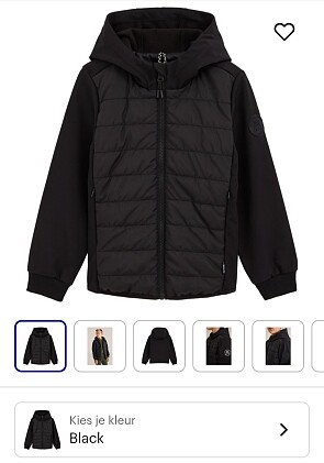 WE Fashion Jongens softshell jack maat 92 -47%