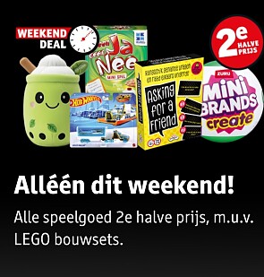 2e aan halve prijs bij Kruidvat