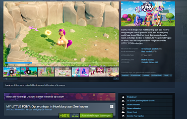 PC game: MY LITTLE PONY: Op avontuur in Hoefdorp aan Zee - korting steam