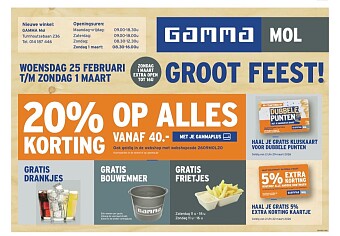 Promo’s in gamma mol