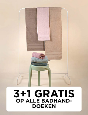 Actie op badhanddoeken