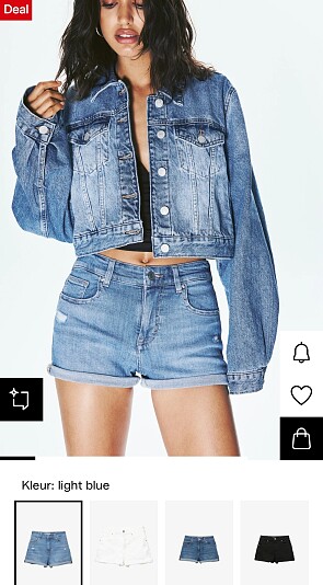 PULL&BEAR Jeansshort maat 36