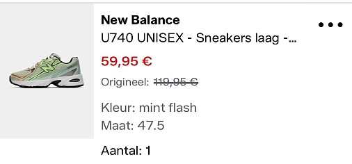 NEW balance maat 47,5