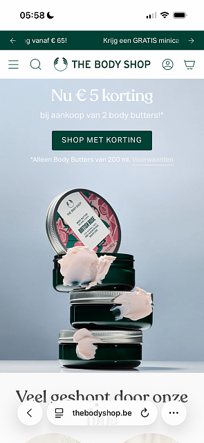 Body butters -€5
