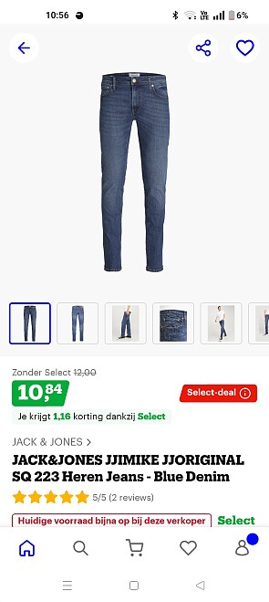 JACK&JONES jeansbroek maat 30/32