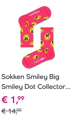 Happy socks vanaf 1,99€