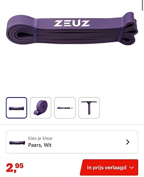 Weerstandsband Elastiek voor Fitness & CrossFit