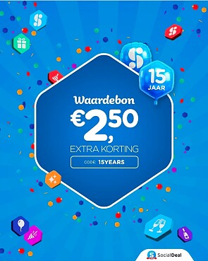 €2,50 éxtra Social Deal korting 🎉