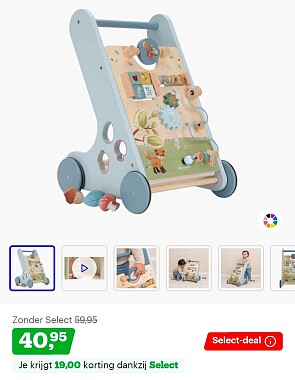 Little Dutch Activiteiten loopwagen Forest Friends