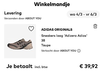 Adidas koopje