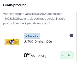 Gratis Lu tuc original 100 gram bij Collect en go