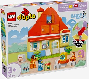 Lego Huis van Bluey en haar familie met geheugenspel