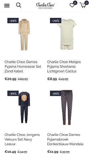 Nachtkleding Charlie Choe