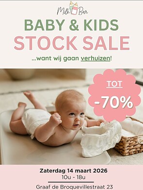 Stocksale bij Milk Bar in Mol