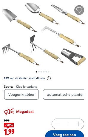 Parkside tuingereedschap -50%