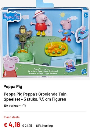 Peppa Pig Peppa's Groeiende Tuin Speelset