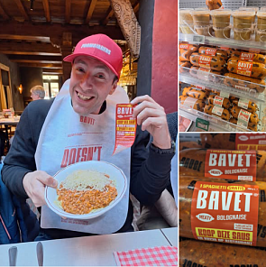 Nu 1 Bavet rollet kopen = 1 spaghetti gratis in het Bavet restaurant š