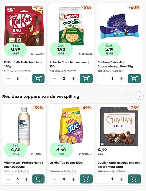 Foodello, kitkat balls, Chips,