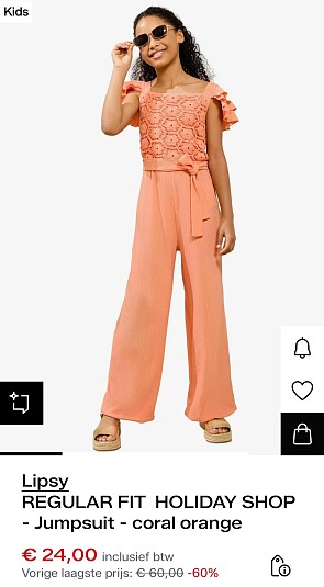 Lipsy-REGULAR FIT HOLIDAY SHOP Jumpsuit coral orange -60%