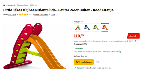 Little Tikes Glijbaan Giant Slide