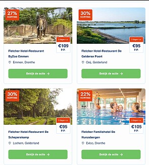 Fletcher hotel tot -30%