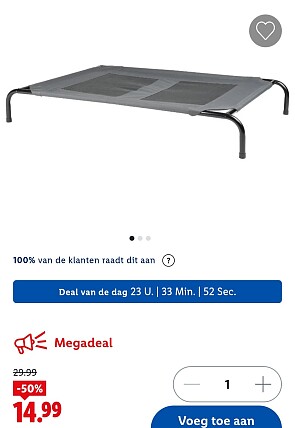Huisdierbed -50%