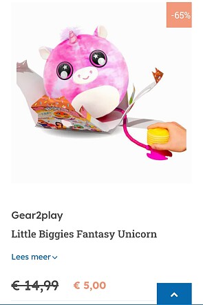 Gear2play Little Biggies Fantasy Unicorn -65%