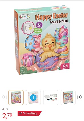 Gieten & Schilderen Vrolijk Pasen -44%